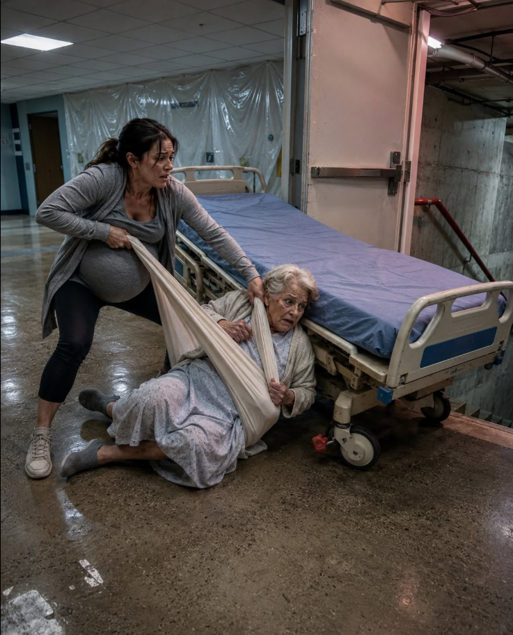 The hospital bed was already rolling when Maya Torres realized no one was pushing it.