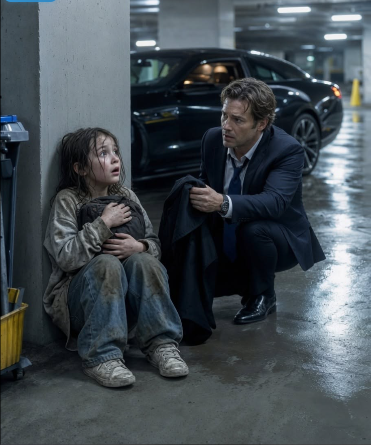 A Millionaire Finds a Poor Girl Hiding in a Parking Lot—Her Truth Brings Him to Tears...