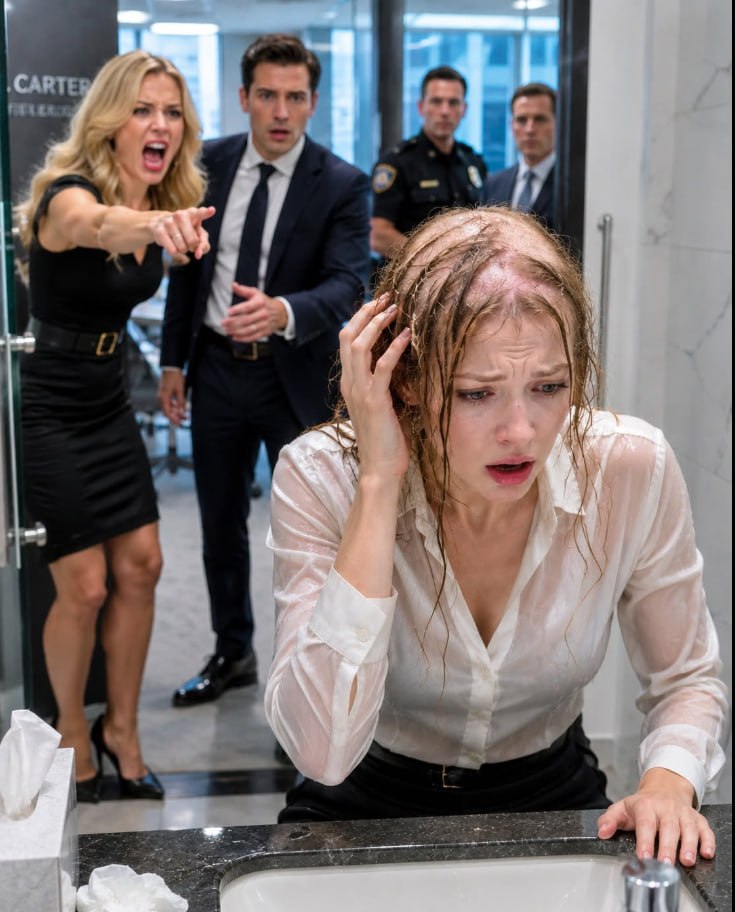 A.When I looked in the mirror and saw what had happened to my hair, I didn't scream.
