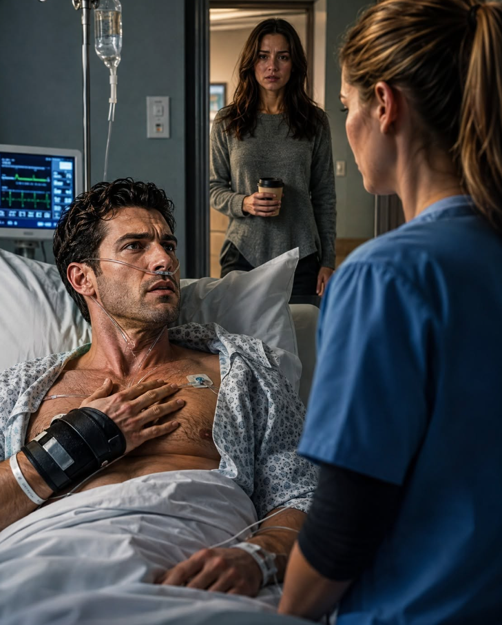 I woke up to a nurse telling me my wife had been taking care of me for the past four days.