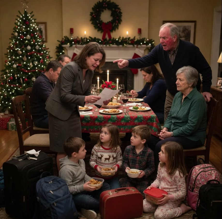 One week before Christmas, I accidentally overheard my daughter laughing on the phone. "We'll just leave all eight kids at Mom's," she said