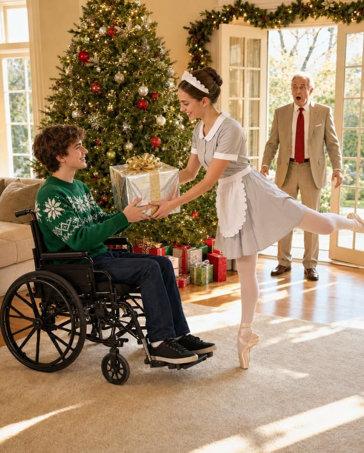 THE BILLIONAIRE DISCOVERED WHAT THE HOUSEKEEPER WAS DOING WITH HIS WHEELCHAIR-BOUND SON…