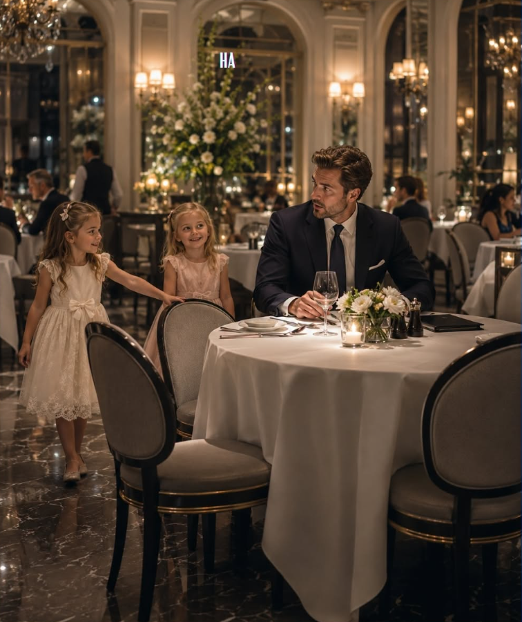 The Deaf CEO Was Left Alone at Dinner Until Two Little Girls Asked for the Empty Chairs