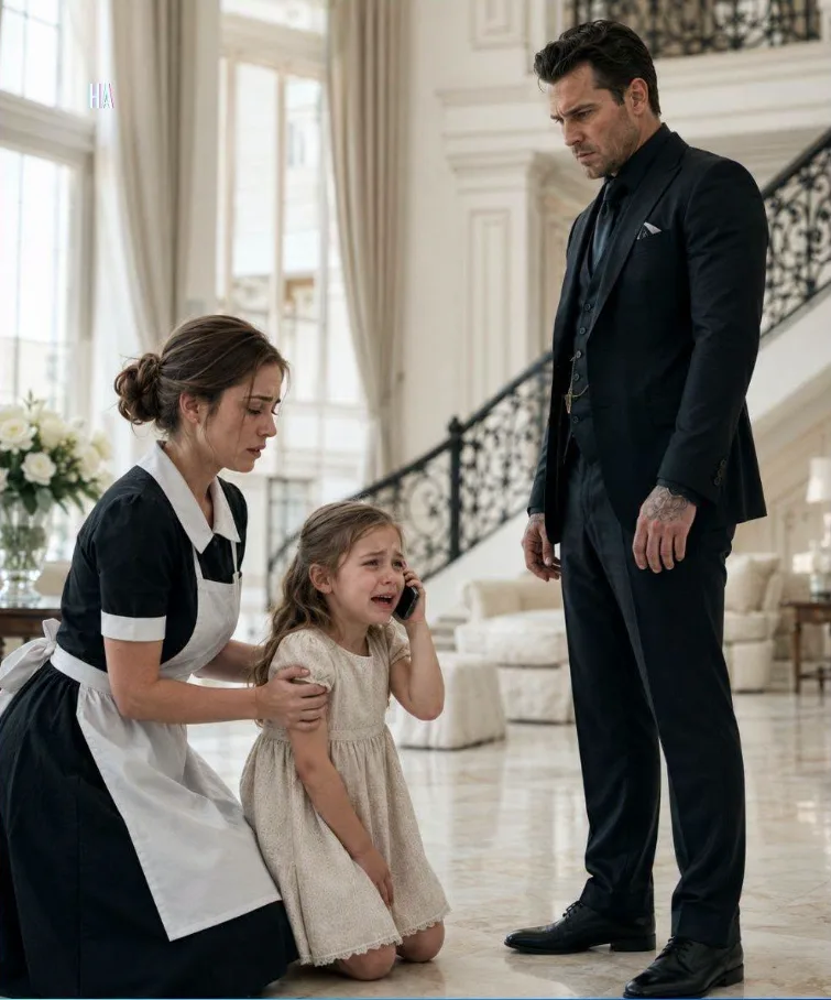 The small pink chalk flower on the polished dark stone floor of the foyer remained untouched for three days.
