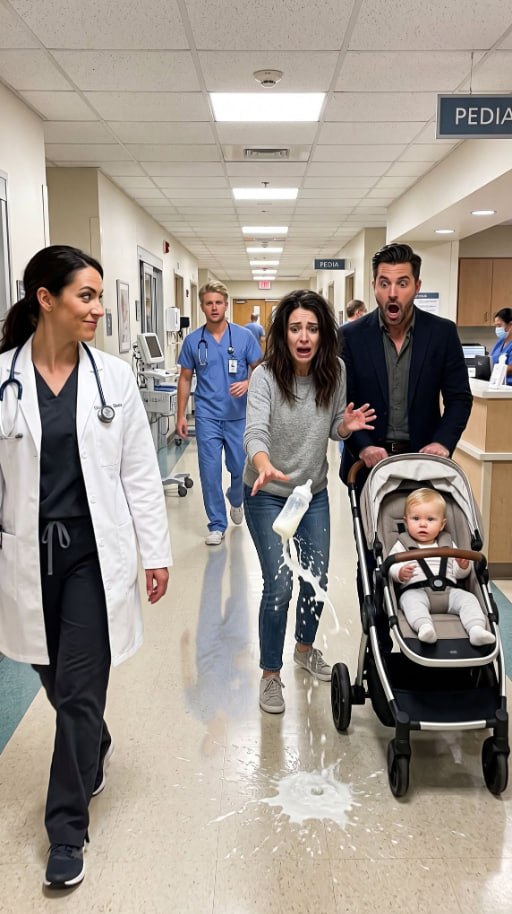 a."One year after the divorce, I ran into my ex-husband at the hospital, and when he smirked about having a one-year-old son with my former best friend, I smiled and said, “Really?” — five minutes before a man walked in and she dropped the baby bottle.