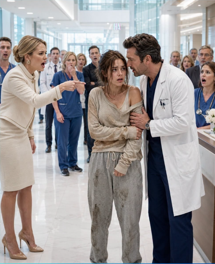 She Was Humiliated in Front of the Entire Hospital Until Its Most Respected Doctor Whispered the Name He Had Spent Seven Years Trying to Forget