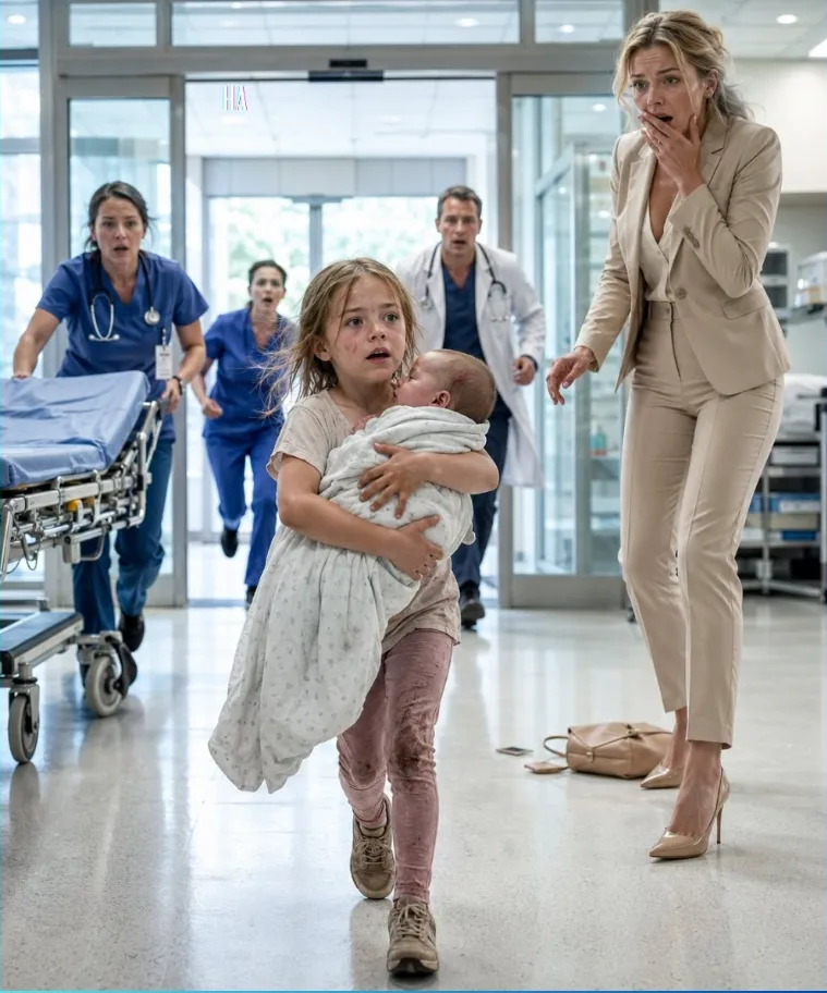 Ethan stood frozen in the St. Louis hospital waiting room, holding the faded transit card between two fingers while rain rattled hard against the double glass doors behind him.