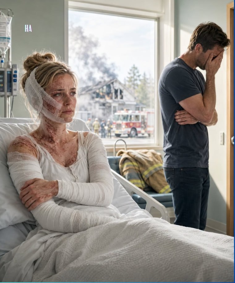 She Ran Back Into a Burning House to Save Her Husband, Then Woke Up to Learn He Couldn't Bear to Look at Her Anymore