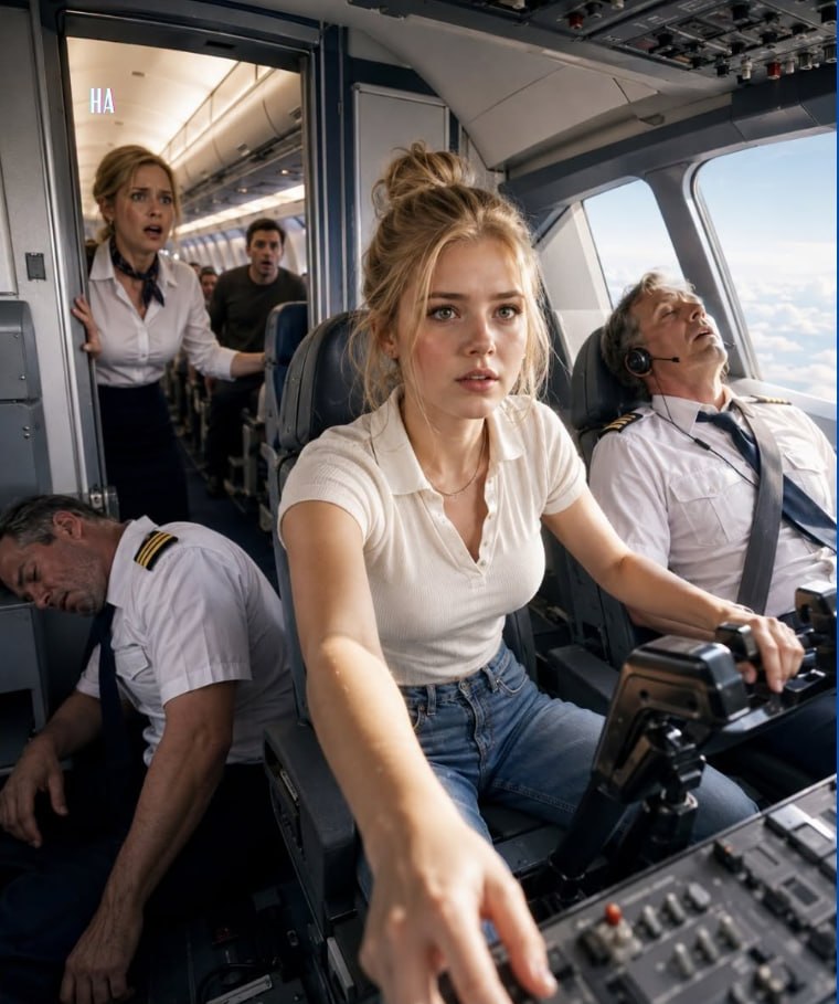 They Dismissed Her as Just a College Girl Until Both Pilots Collapsed and 300 Lives Fell Into Her Hands