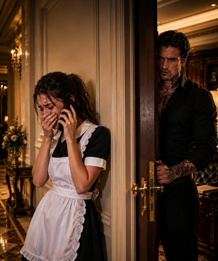 The Maid Broke Down Outside the Mafia Boss’s Office, but One Phone Call Turned Her Debt Into His War