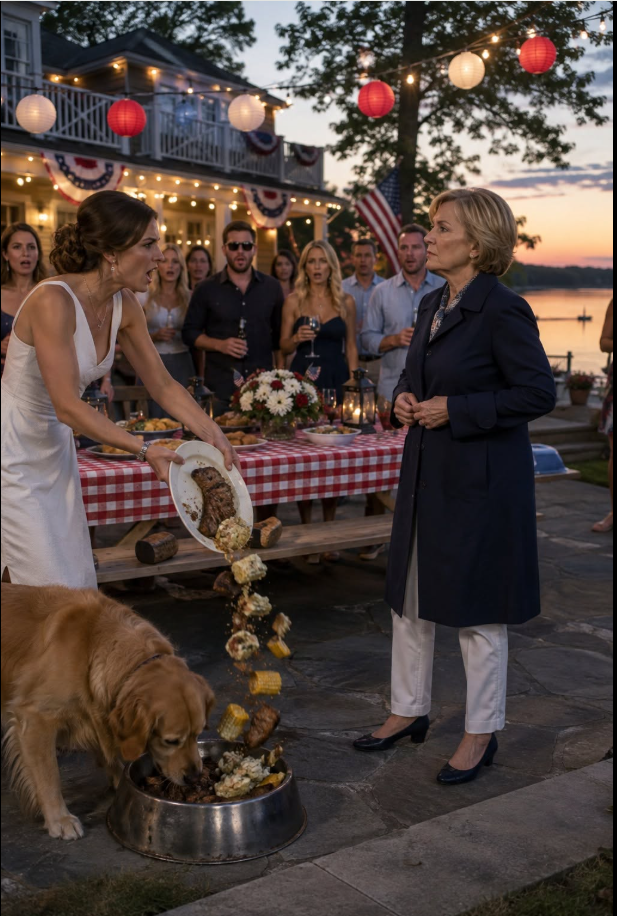 She Fed My Dinner to the Dog in Front of Everyone. One Sentence Later, the Entire Party Was About to Change Forever.