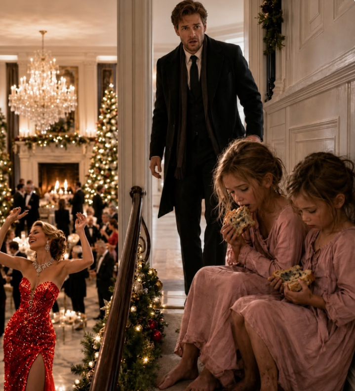 1"The millionaire came home for Christmas and found his little daughters eating moldy bread while his new wife danced in diamonds downstairs