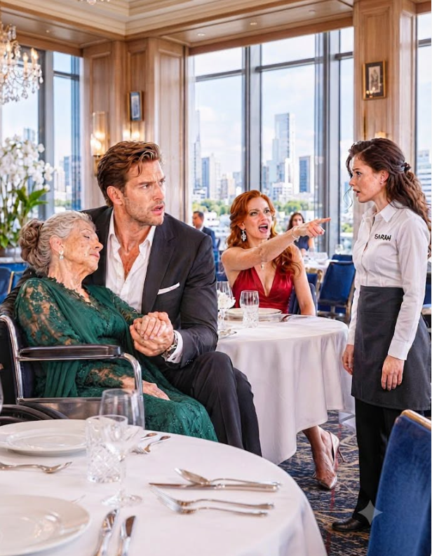 The Homeless Waitress Asked for One Week Beneath His Roof—Then She Saved His Dying Mother and Exposed the Heir Who Was Poisoning Her