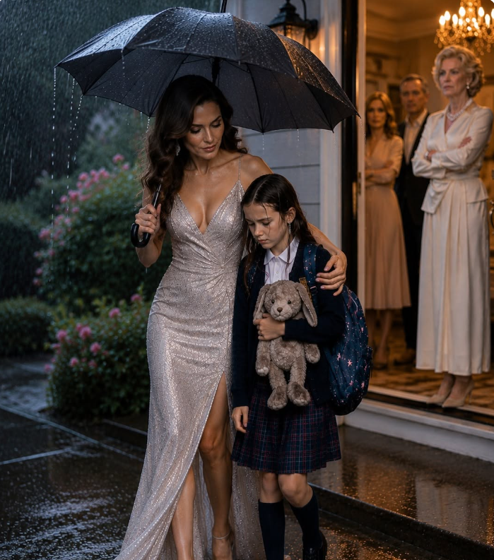 My own mother locked my eleven-year-old daughter out of the house, forced her to stand in the pouring rain for five hours, then looked her in the eye and said, "You don't belong here anymore." I didn't argue or beg. I simply said, "Understood"—and seventy-two hours later, a certified court letter arrived that changed her life forever.