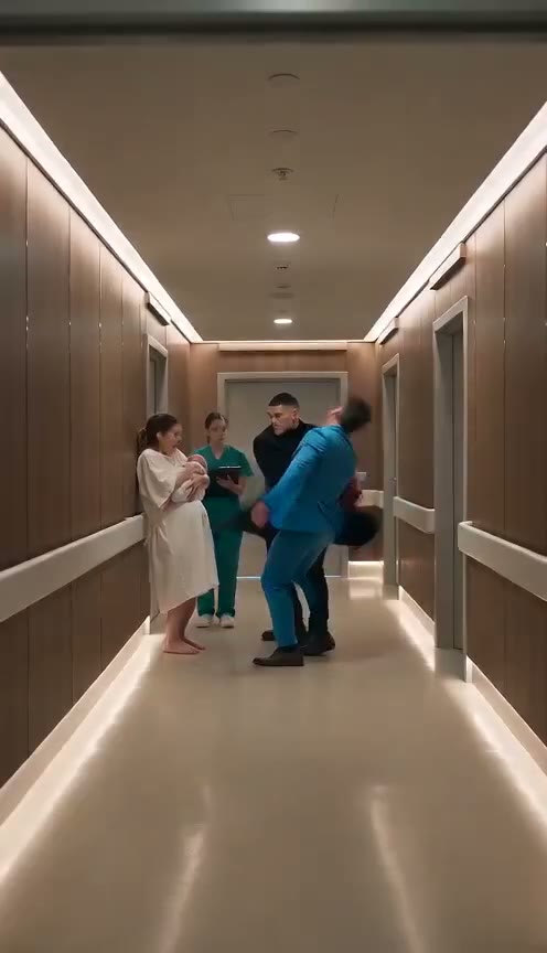 My Husband Ordered Me Sedated in the Delivery Ward, But a Tattooed Stranger Just Broke His Jaw...