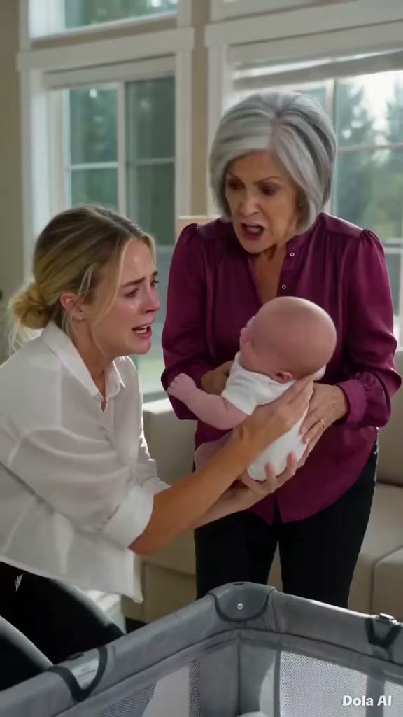 My Husband Ordered Me to Apologize After His Mother Dropped Our Baby, But Then I Found the Hidden Camera Footage...