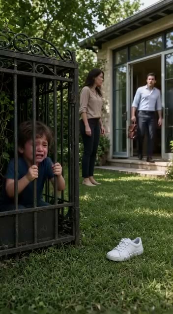 I Was Holding My Barefoot Shoes When Adrian Locked Our Son Inside The Iron Cage On The Front Lawn...