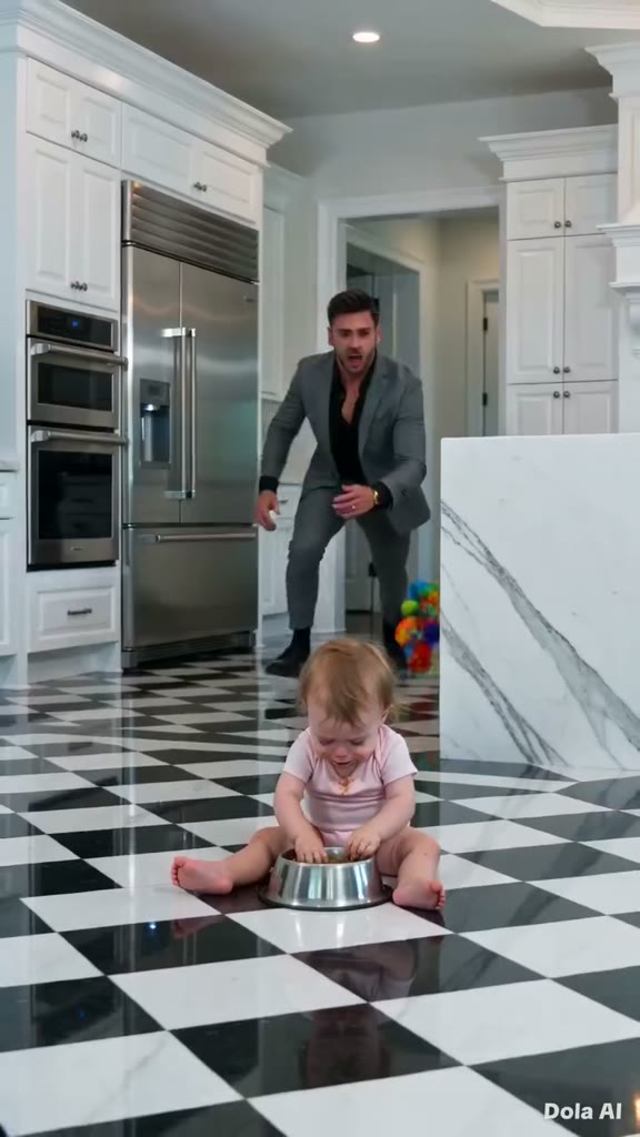 My Wife Left Our Toddler Eating From A Silver Dog Bowl, And The Security Footage Exposed Her Entire Double Life...