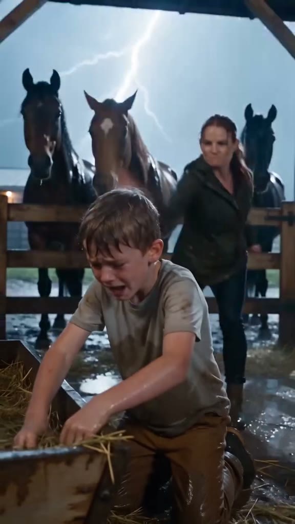 My Son Walked Into A Rainy Barn And Begged For Mercy While His Father Sat Miles Away In A Glass Office...