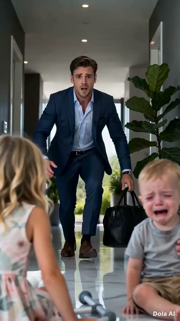 My Wife Stood Coldly Watching While Our Children Cried On The Marble Floor...