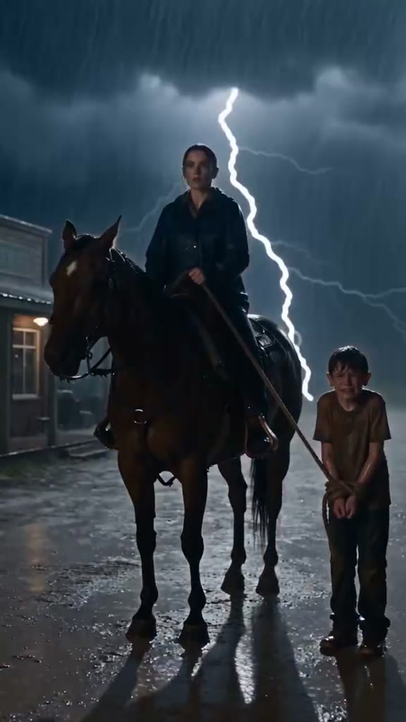 My Son Was Led Through the Rain With a Rope Around His Hands, and I Knew My Past Had Finally Found Us...