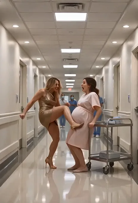 My Husband’s Mistress Shoved Me While I Was 8 Months Pregnant—Then the Hospital Director Said, “Touch My Niece Again.”