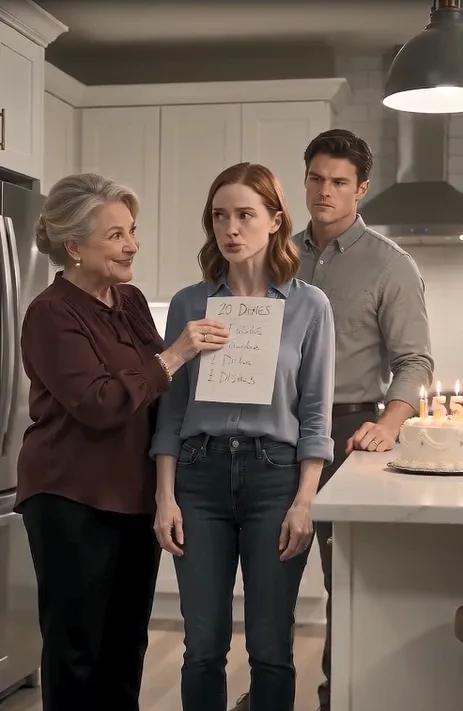 For Her 55th Birthday, She Insisted on 20 Dishes. I Told Her It Was Impossible. My Husband Exploded and Said, “Cook or Leave!”