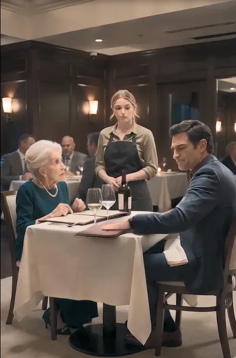 "The Mafia Boss Ignored His Deaf Mother’s Signs During Dinner—Until the Exhausted Waitress Suddenly Answered Her in ASL and exposed what his own mother had been trying to tell him.m