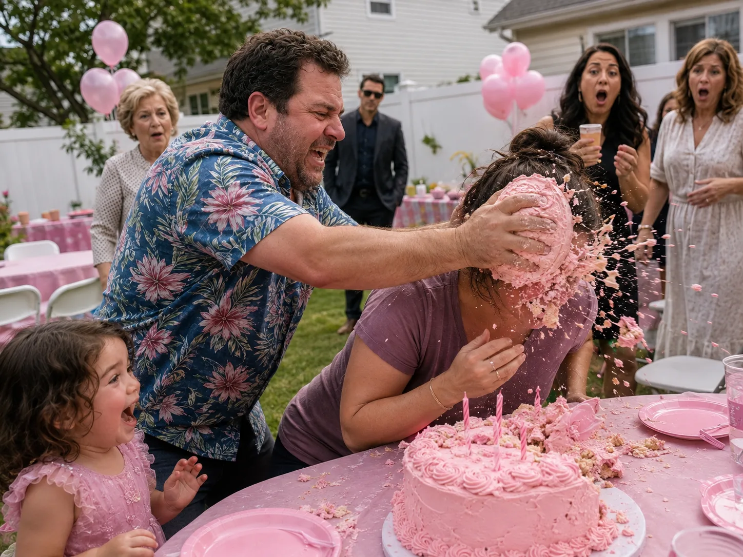 My Husband Shoved My Face Into Our Daughter’s Birthday Cake in Front of 47 Guests—He Had No Idea I Was the Missing Billionaire Heiress Who Could Destroy His Entire Family