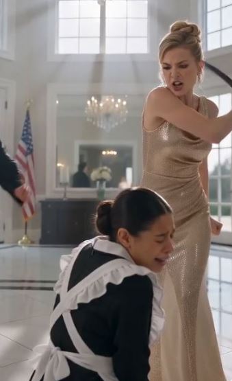 The maid was on the floor bleeding. Then the billionaire noticed her necklace...1