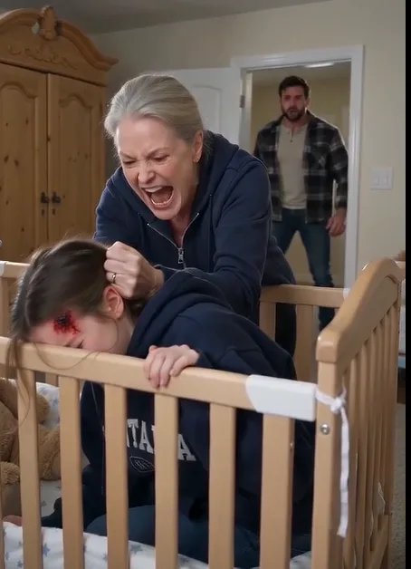 A peaceful evening shattered in seconds. He walked into the baby’s room to a scene from hell: his mother savagely beating his wife over their crying infant. He stepped in to stop the bloodbath, completely unaware that a twisted, long-buried family secret had just destroyed their lives forever 2 .
