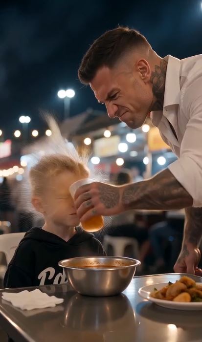 They thought he was just a helpless kid in a street market. Then the matte-black Ducati showed up.