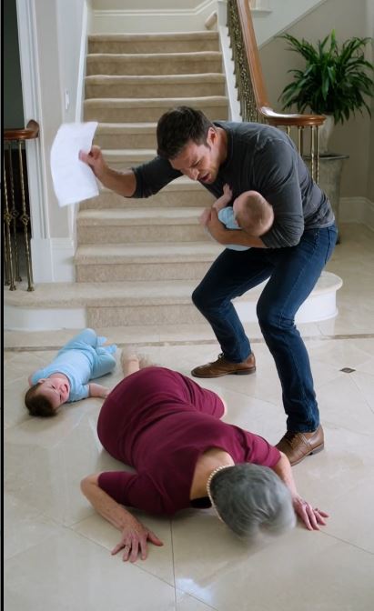 She Kicked Her Grandson Down the Stairs Calling Him a Bastard — Then His Father Threw Down the Paper She Had Tried to Destroy
