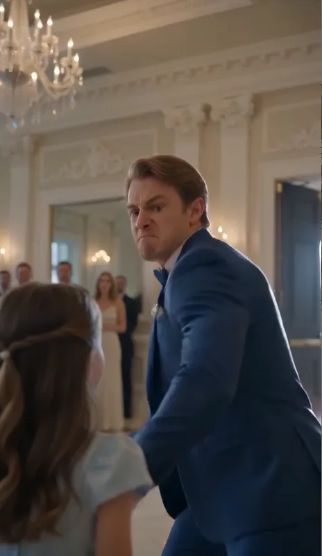 My seven-year-old niece was crying for her mother at her father’s wedding when he slapped her in front of everyone—and seconds later, I knocked him to the floor and told her the secret he had buried for months.