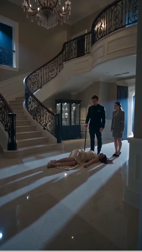 A blood-curdling nightmare unfolded the moment a young girl dashed down the stairs