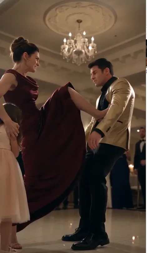 When he shoved the crying little girl to the floor at the party, her mother rushed to hug her before unleashing a brutal, flying roundhouse kick that destroyed him completely.