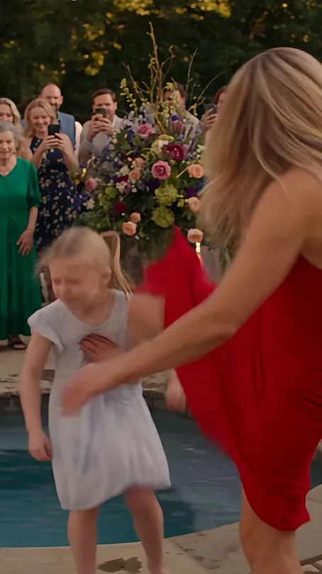 “DADDY… PLEASE! I CAN’T BREATHE!” The Little Girl Screamed From the Pool as Her Stepmother Watched—But When Her Father Finally Pulled Her Out, She Clung to His Shirt and Whispered Something About “the Other Videos.” What He Found Next Made Him Realize This Was Never Just About the Pool.