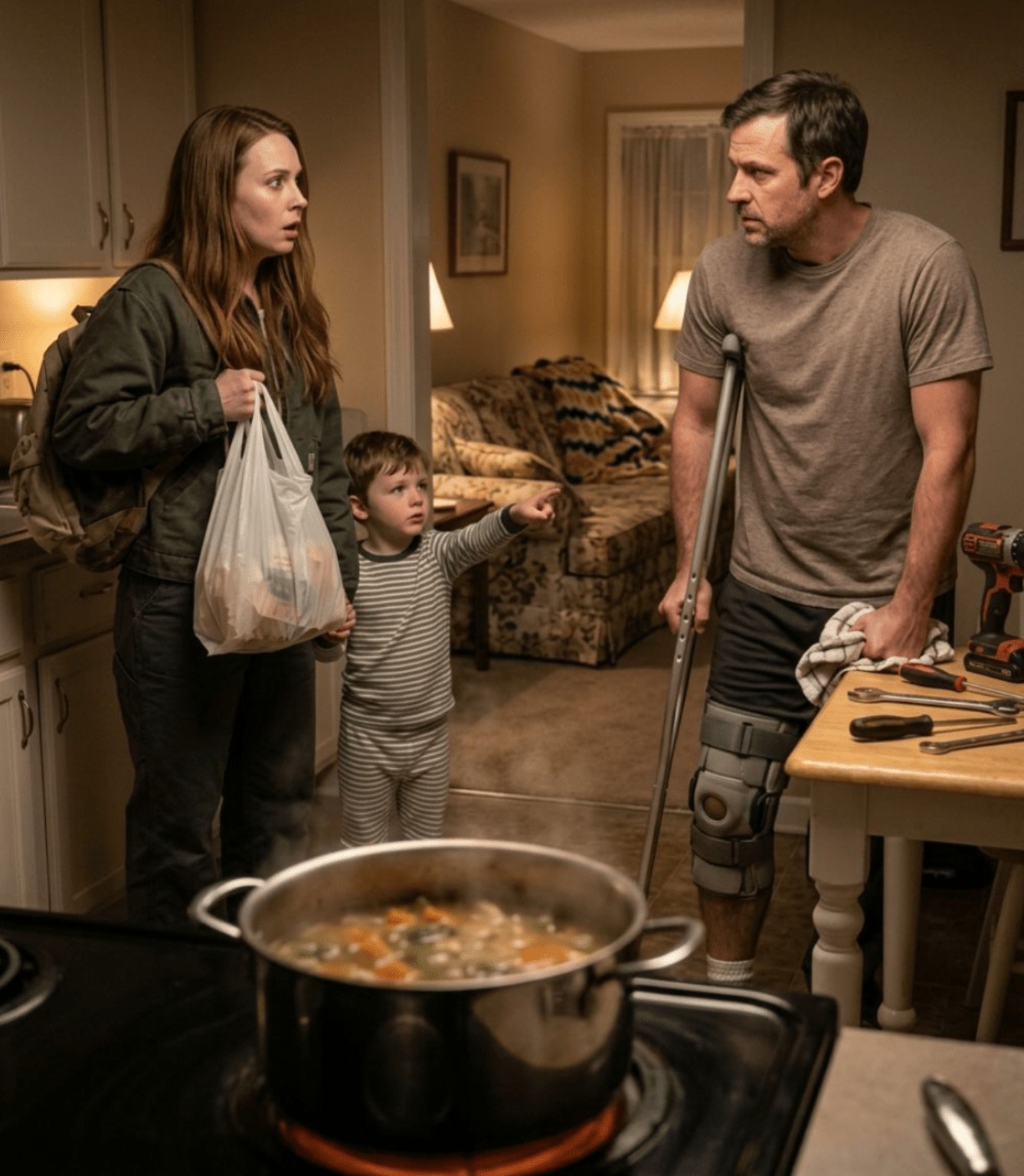 I took in a homeless man with a leg brace for one night because my son couldn’t stop staring at him in the cold. I left for work the next morning expecting him to be gone by evening