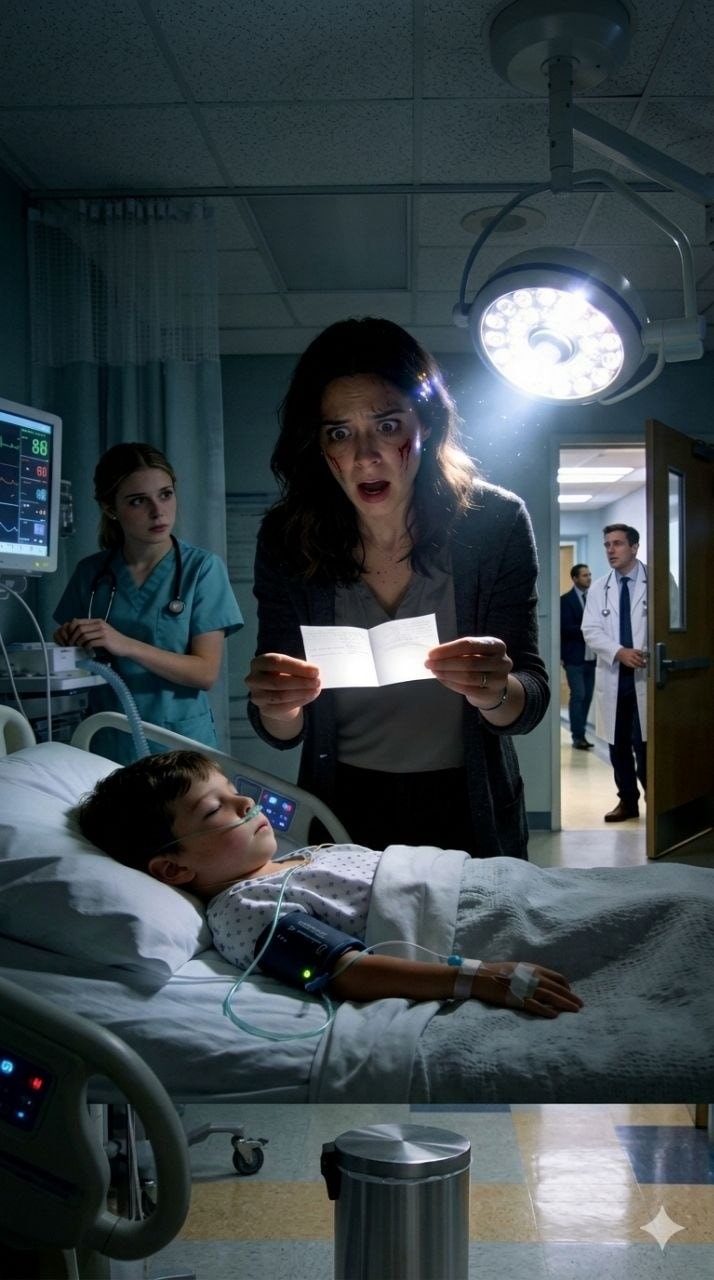 My six-year-old son was in the hospital, so I went to see him, my chest tight with worry and a bag of his favorite crackers clutched in my hand—as if something so small could ease something so big.