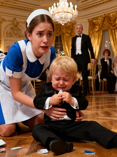 He was smashing plates in a luxury restaurant, and not even his millionaire father could stop him. Until a waitress approached and taught him a lesson money can't buy