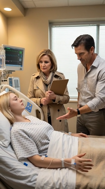 I fainted from overwork and woke up alone in the ICU. My parents flew to Cancun with my golden brother. Ten days later mom came back demanding my discharge. The hospital handed her the visitor log. Her face went pale when she saw who had been there every night.