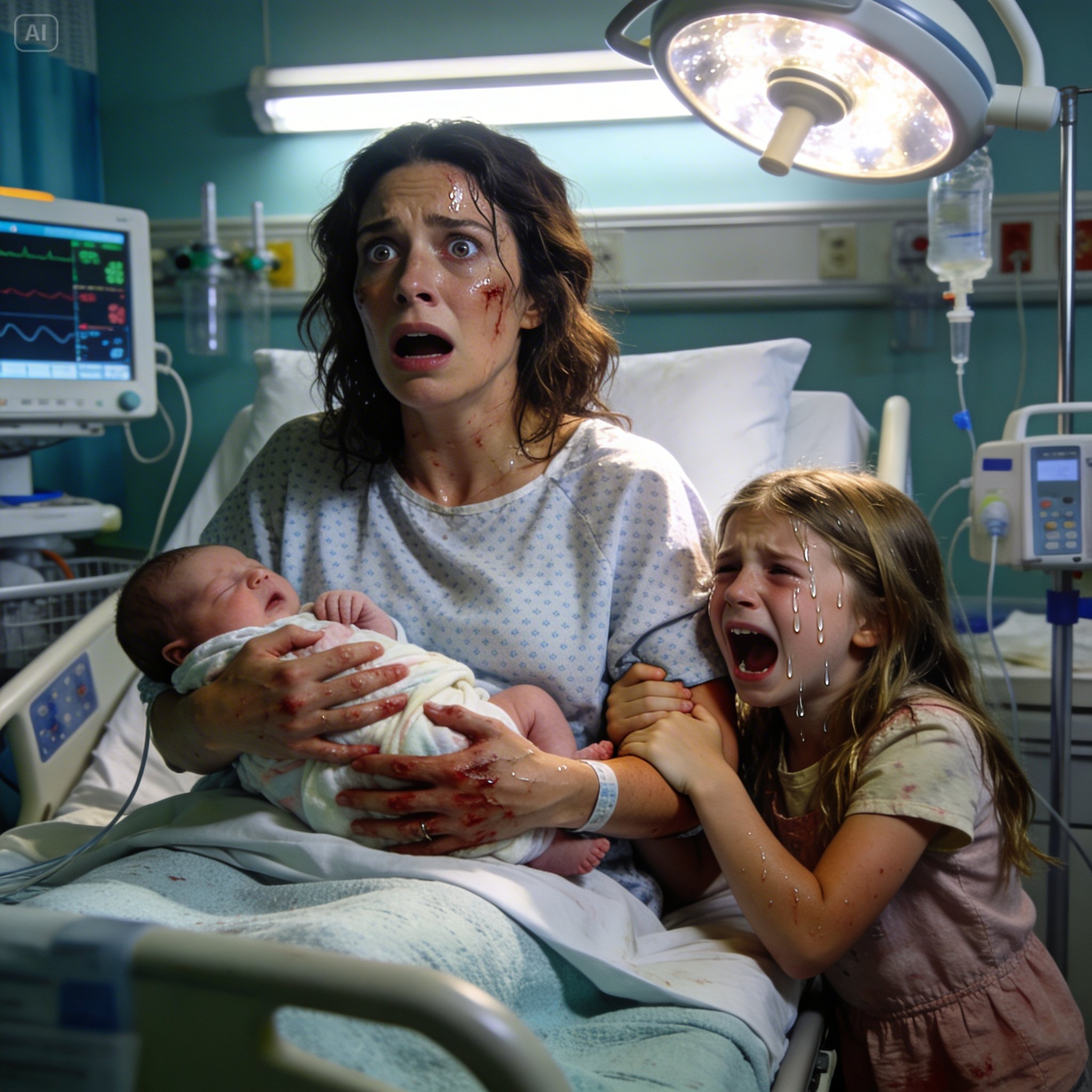 Right after I gave birth, my 9-year-old daughter suddenly burst into tears and screamed, “Mom, get rid of that baby! Right now