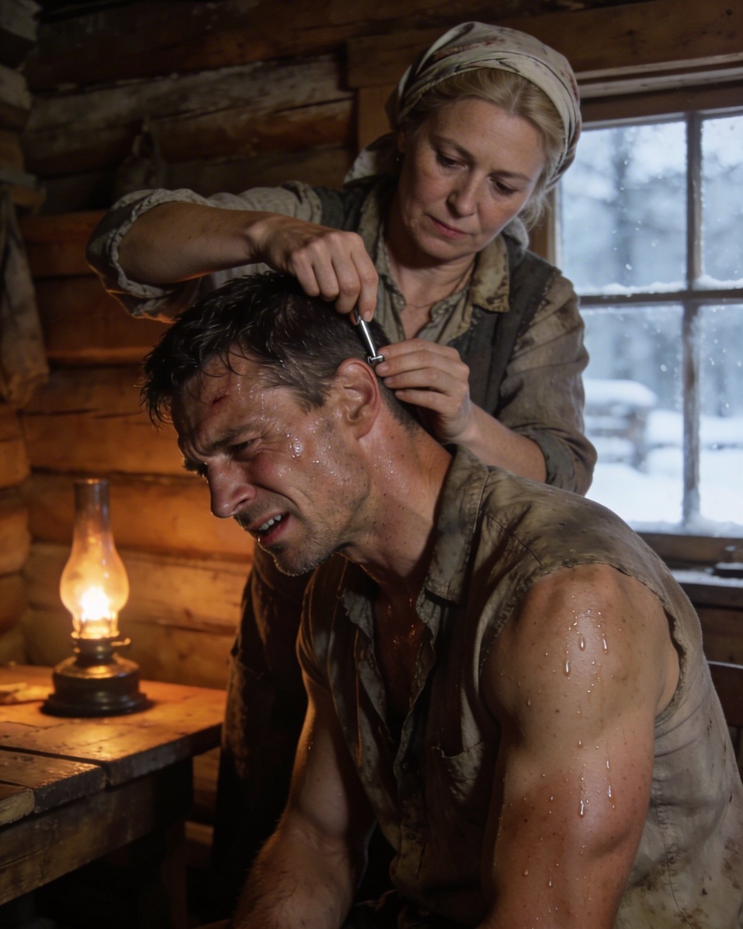 A deaf farmer marries an obese girl as part of a bet; what she pulled out of his ear left everyone stunned.