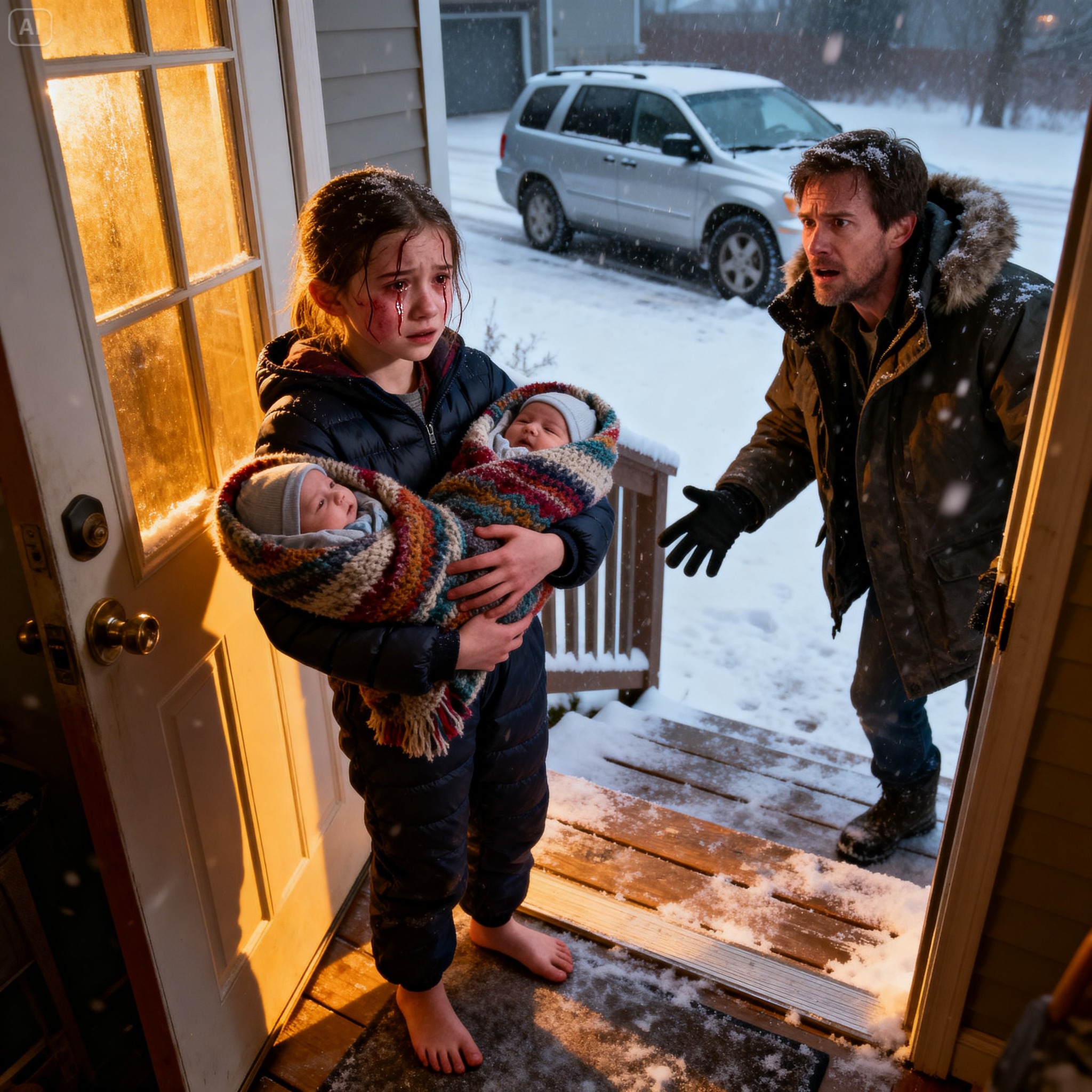 and turned pale as he read one line: “There is something about Emma they never told you”… so, what truth was worth leaving me barefoot in the snow?