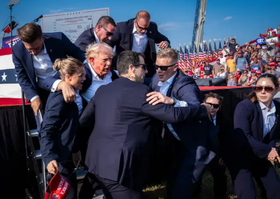 OMG President Donald Trump had been “shot again” in Washington, D.C