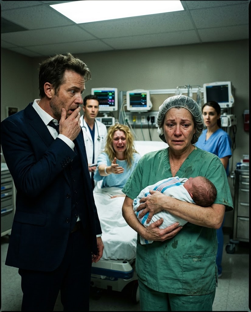 The billionaire’s baby d!ed in the hospital… until a poor cleaning woman did the unthinkable