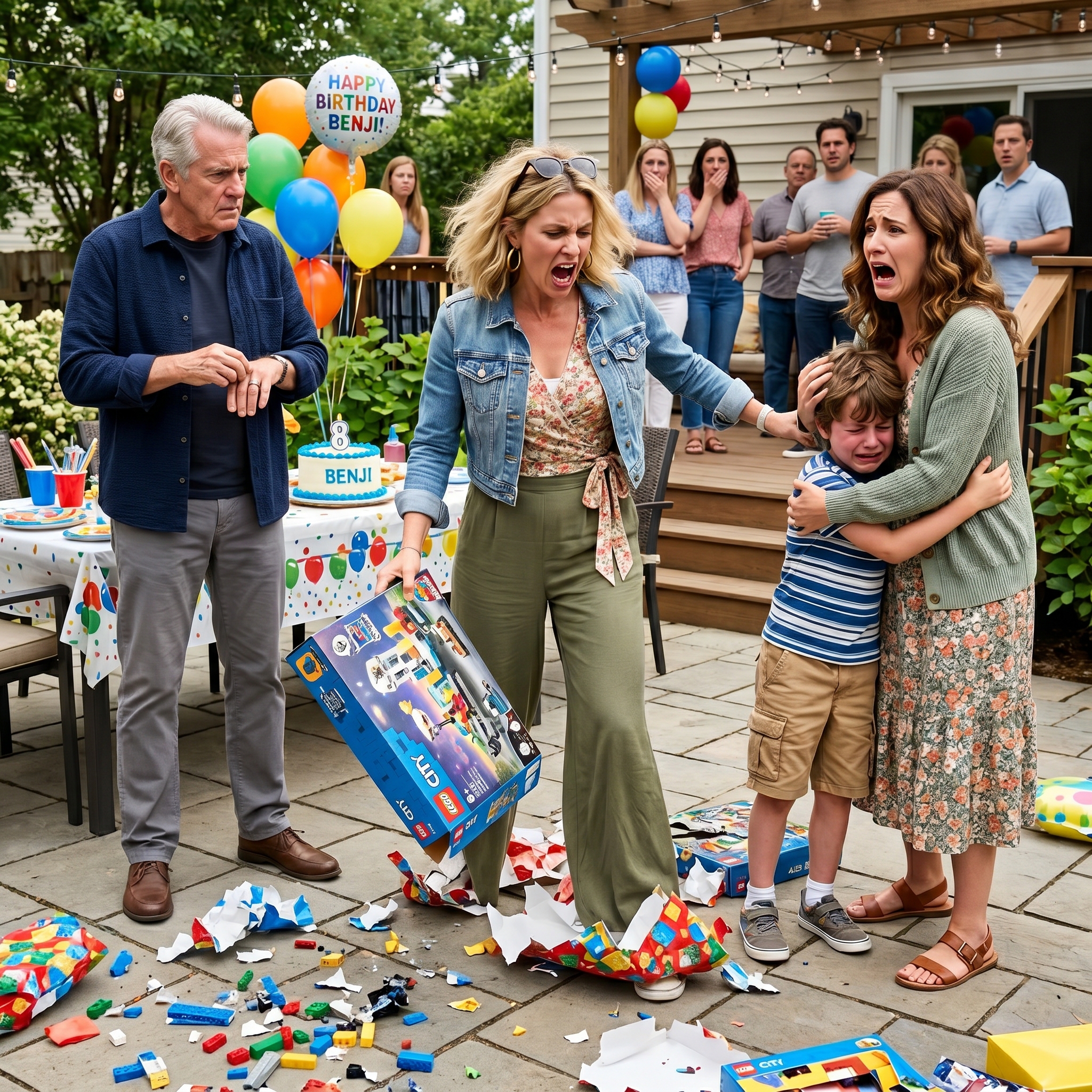 Everyone thought my sister breaking my son’s birthday gifts was just another cruel family moment we would be forced to forget. But then my father took off his wedding ring, looked across the room, and said four words that revealed a truth none of us could ignore.