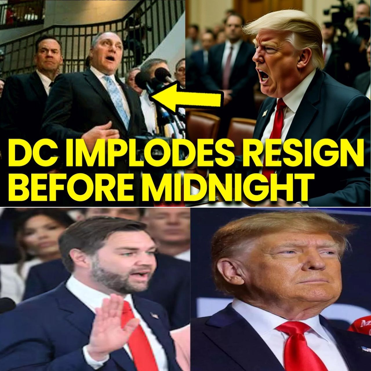 Title: Chaos in Washington as Trump Faces Resignation Demands Amid Leaked Military Memo Allegations