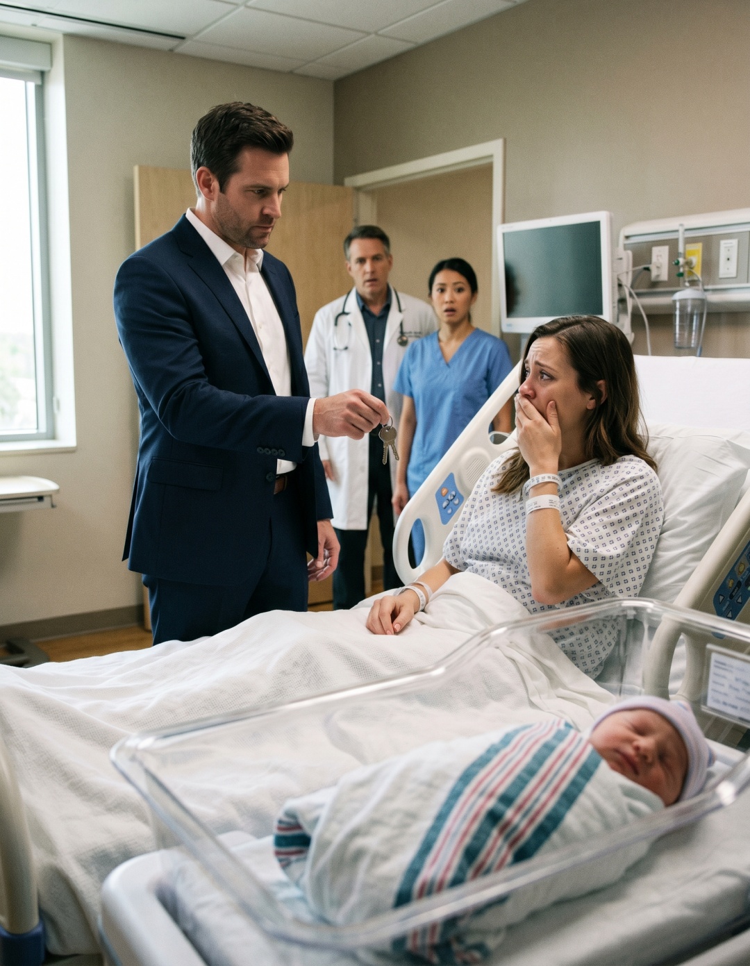 A Billionaire Canceled His Surrogacy Contract the Moment He Found Out His Surrogate Was a Virgin — Then Showed Up at the Hospital at Midnight and Left the Entire Staff Speechless