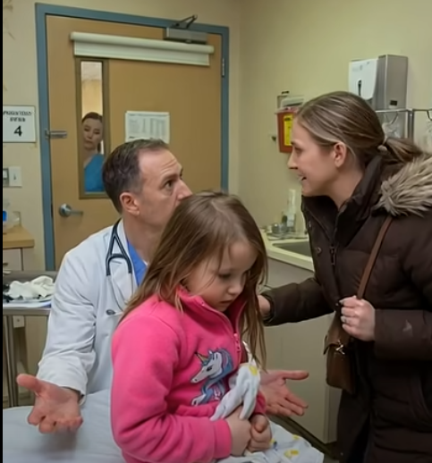 A Frantic Mother Rushed Her Five-Year-Old Daughter Into My ER Complaining Of A Simple Fall, But One Glance Beneath Her Pink Sweater Forced Me To Immediately Lockdown The Trauma Bay.